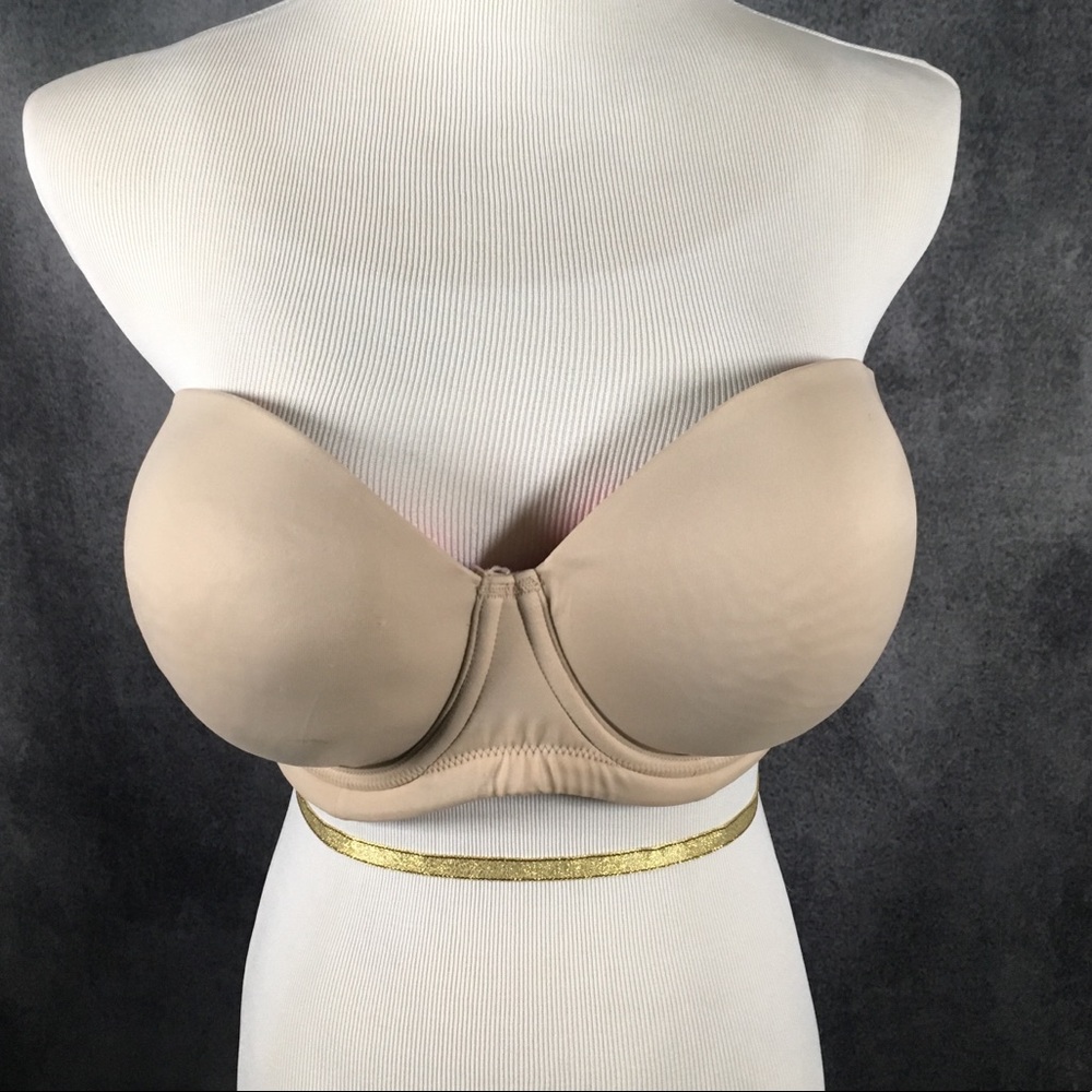 Cacique Nude Strapless Bra 38DD